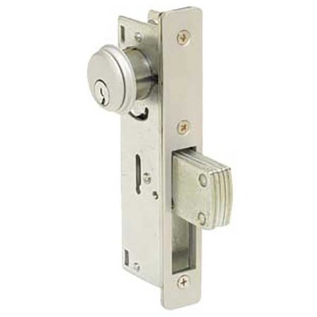 TELL Tell Pro Line 31/32 Storefront Deadbolt Mortise Lock Non-Handed Aluminum & Duranodic GMLDB3132-AL-DU